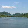 7月10日梅雨の晴れ間の千丈寺湖